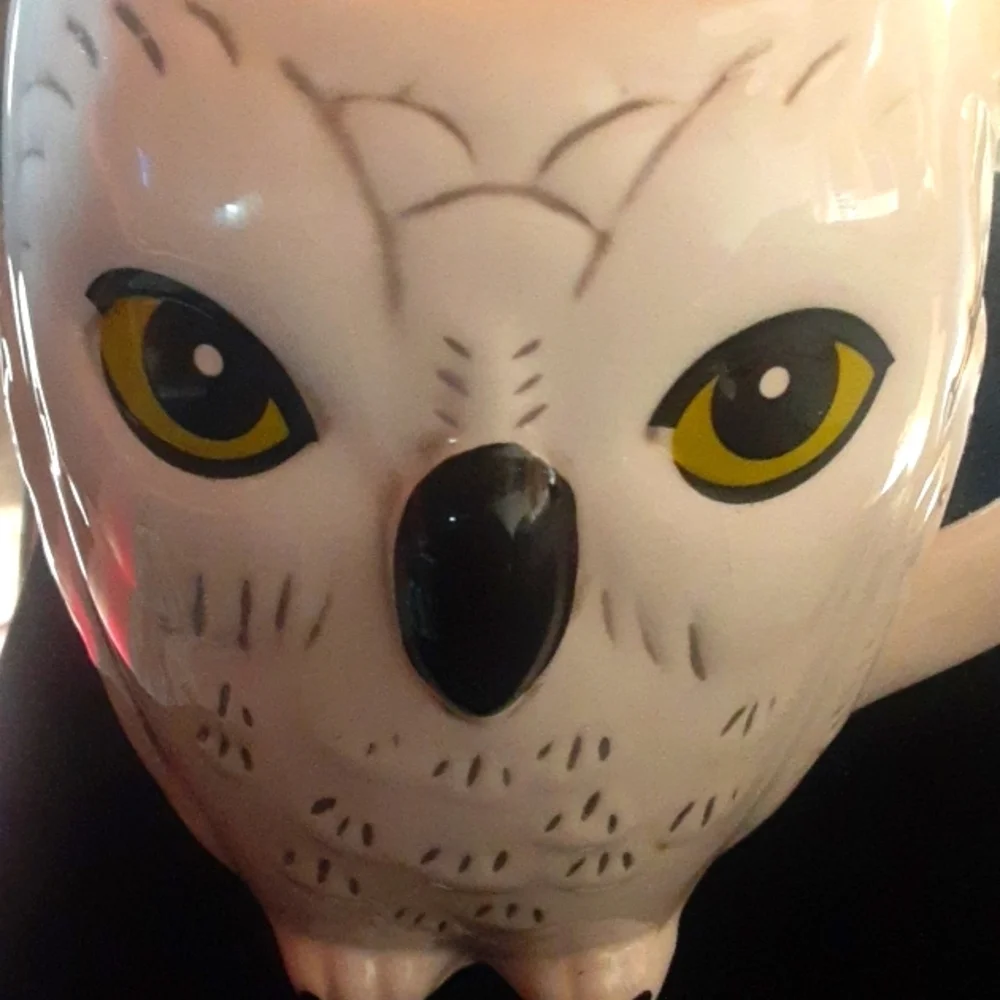 White Owl Ceramic Mug